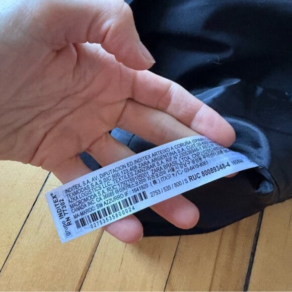 Zara Sz Z Black Classic Elegant Minimalist Vest - Picture 4 of 8